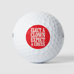 Pelotas De Golf Elige A Un Payaso Esperando Un Circo Contra Trump 