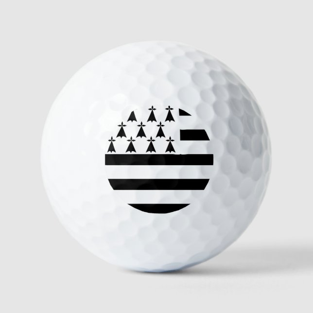 Pelotas De Golf Emblema de bandera de Bretaña (Anverso)