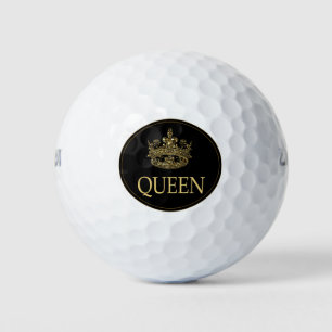 Pelotas De Golf Emblema de la Reina y la Corona