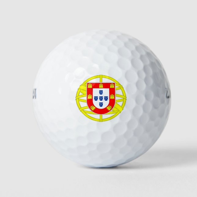 Pelotas De Golf Emblema portugués (Anverso)