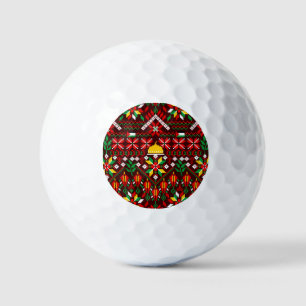 Pelotas De Golf Embrodería tradicional de Palestina Tatreez