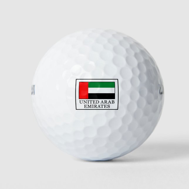 Pelotas De Golf Emiratos Árabes Unidos (Anverso)