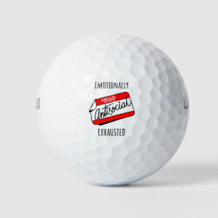 Pelotas De Golf Emocionalmente agotada