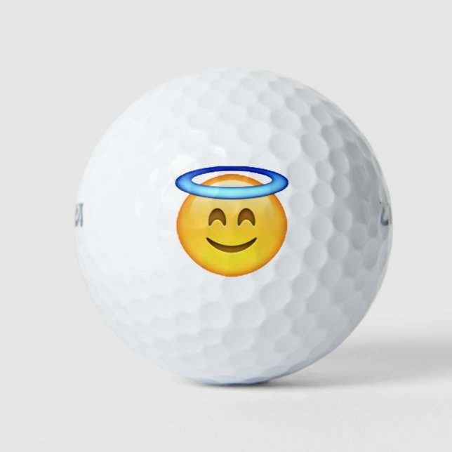 Pelotas De Golf Emoji - Ángel (Anverso)