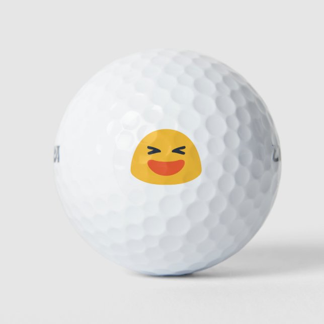Pelotas De Golf Emoji de risas (Anverso)