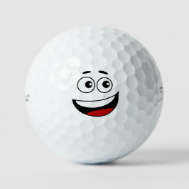 Pelotas De Golf Emoticono de cara sonriente