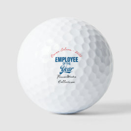 Pelotas De Golf Employee of the Year Custom Business Recognition