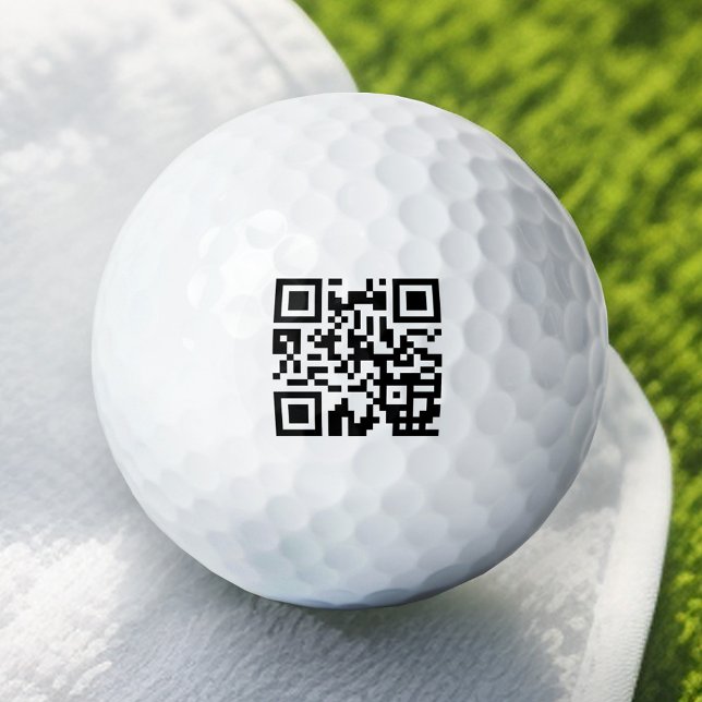 Pelotas De Golf Empresa básica de Office: agregue su código QR (Personalized Golf Ball - Add Your QR Code or Logo)