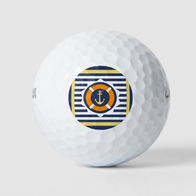 Pelotas De Golf En Anchor (Anverso)