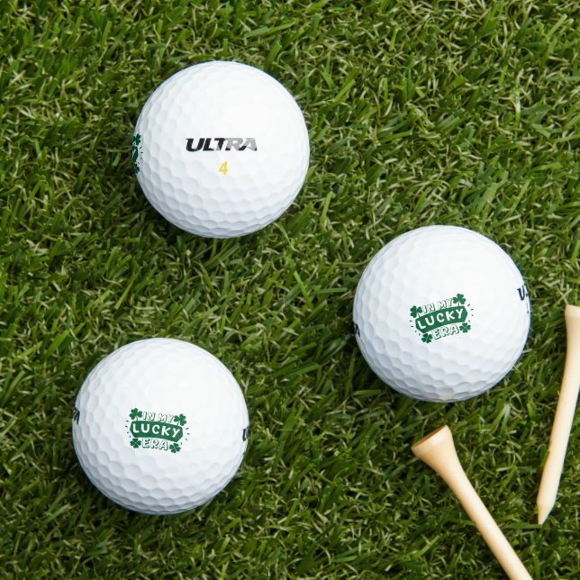 Pelotas De Golf En mi era de la suerte Shamrock (Césped in situ)