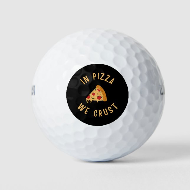 Pelotas De Golf En Pizza Corremos (Anverso)