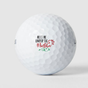 Pelotas De Golf encuéntrame bajo el mistletoe