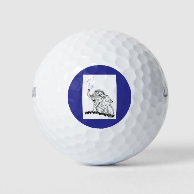 Pelotas De Golf Energía elefante (Anverso)