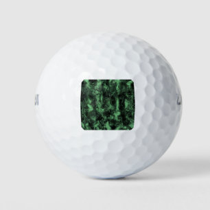 Pelotas De Golf Energía Nerviosa Grungy Resumen Arte Ash Verde