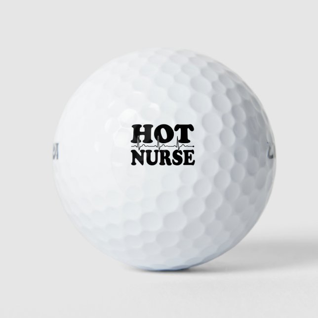 Pelotas De Golf Enfermera caliente (Anverso)