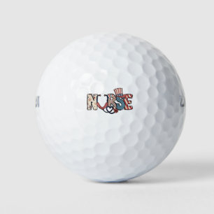 Pelotas De Golf Enfermera estadounidense 4 de julio: Enfermeras de