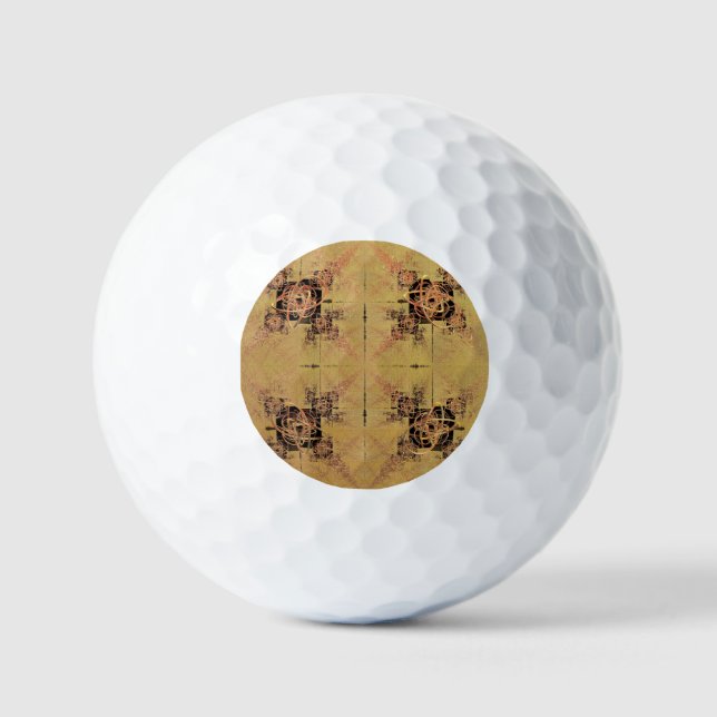 Pelotas De Golf Enredo dorada (Anverso)