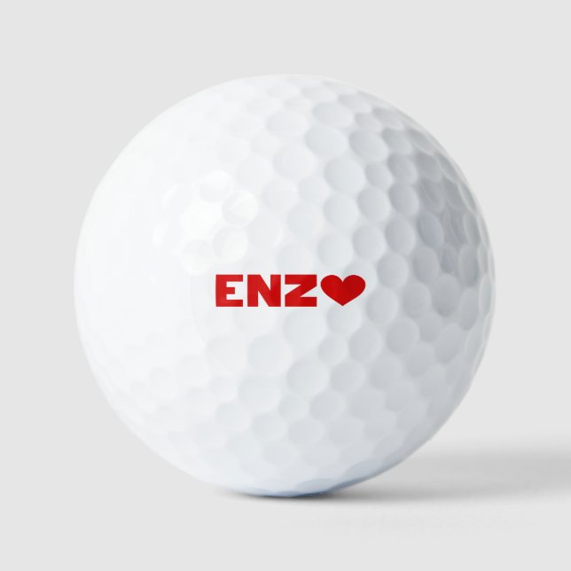 Pelotas De Golf Enzo Love (Anverso)