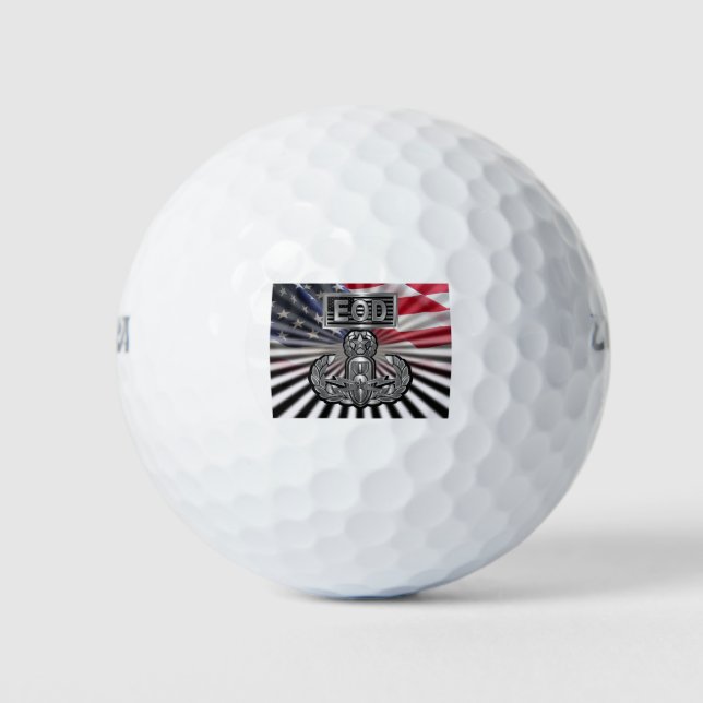 Pelotas De Golf “EOD Master Blaster” Regalo Conmemorativo (Anverso)