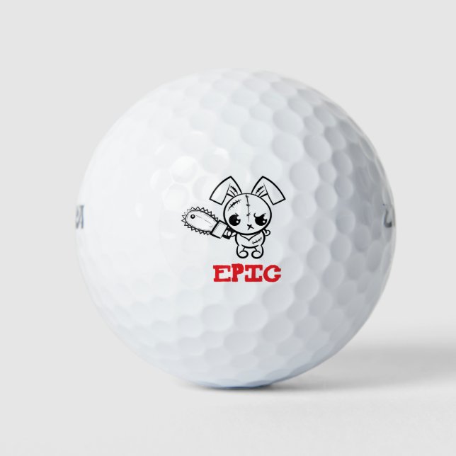 Pelotas De Golf Epic Grumpy Voodoo Bunny (Anverso)