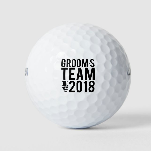 Pelotas De Golf Equipo de Groom 2018 (Anverso)