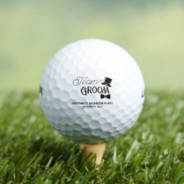 Pelotas De Golf Equipo del Novio Favor de Boda para Despedida de S