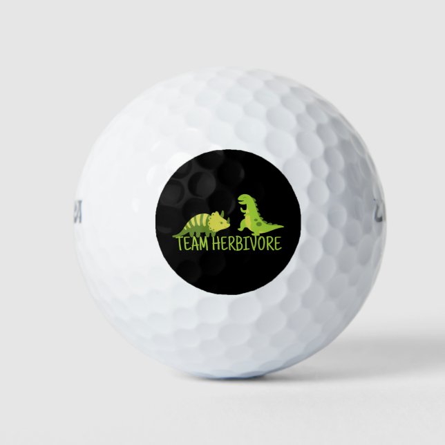 Pelotas De Golf Equipo Herbivore Vegan (Anverso)