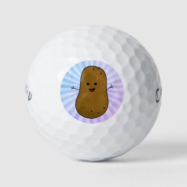 Pelotas De Golf Equipo Patata   (Anverso)