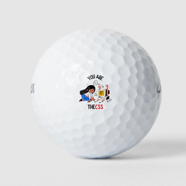 Pelotas De Golf Eres el CSS para mi HTML (Anverso)