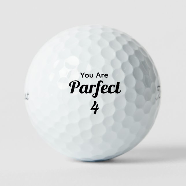 Pelotas De Golf Eres perfecto (Anverso)