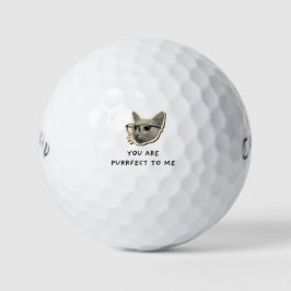 Pelotas De Golf 'Eres Purrfecto Para Mí' Amantes de Gatos Padres d