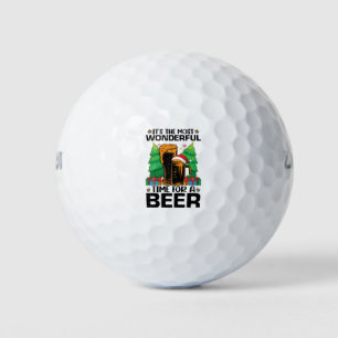 Pelotas De Golf Es el momento más maravilloso para un Santa de cer
