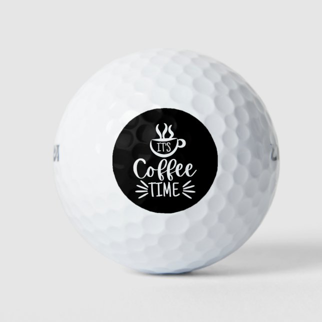 Pelotas De Golf Es hora del café (Anverso)