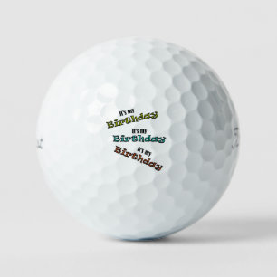 Pelotas De Golf Es mi cumpleaños