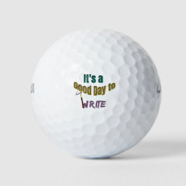 Pelotas De Golf Es un buen día para escribir