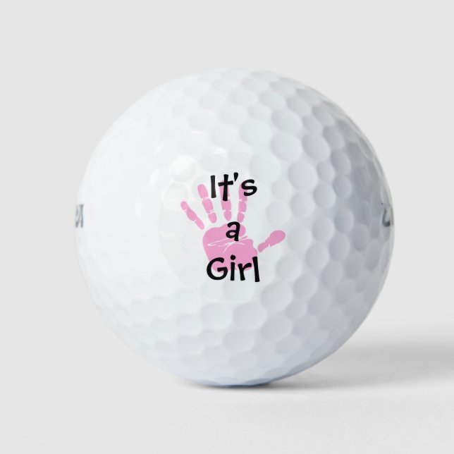 Pelotas De Golf Es un Chica (Anverso)