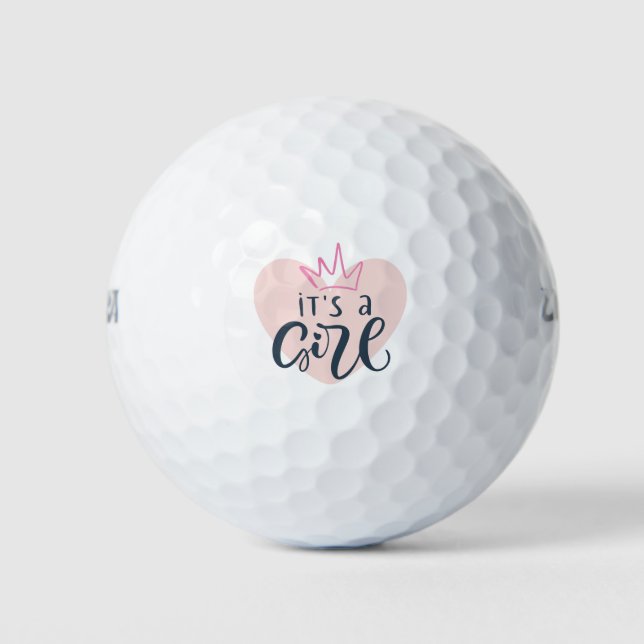 Pelotas De Golf Es un chica (Anverso)