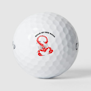 Pelotas De Golf Escándalo venenoso rojo: insecto muy venenoso