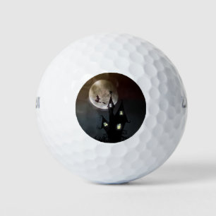 Pelotas De Golf Escena de Halloween