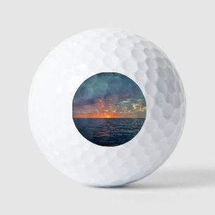 Pelotas De Golf Escenario de playa de Islamoralda Florida Sunrise