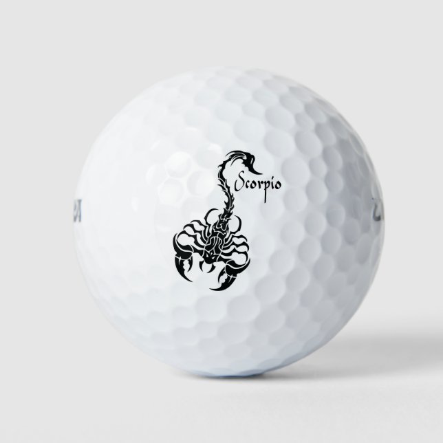 Pelotas De Golf Escorpio (Anverso)