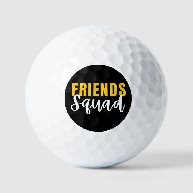 Pelotas De Golf Escuadrón de amigos (Anverso)