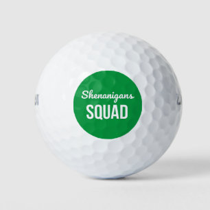 Pelotas De Golf Escuadrón de Shenanigans Día de San Patricio