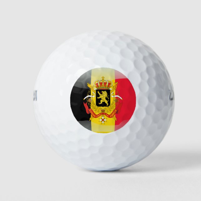 Pelotas De Golf Escudo belga (Anverso)