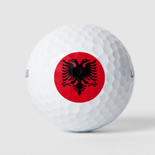 Pelotas De Golf Escudo de armas de Albania (Anverso)