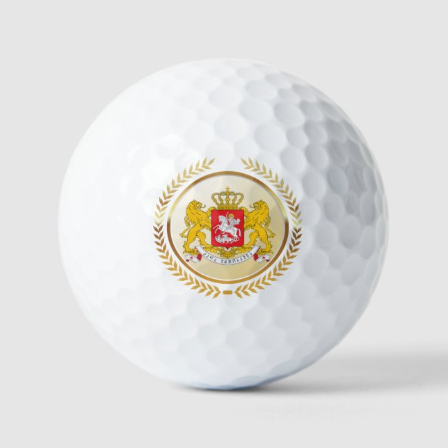 Pelotas De Golf Escudo De Armas De Georgia (Anverso)