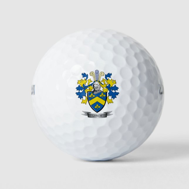 Pelotas De Golf Escudo de armas de Lynch (Anverso)