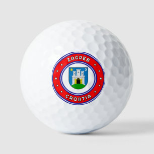 Pelotas De Golf Escudo De Armas De Zagreb Croacia