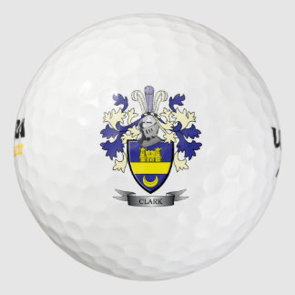 Pelotas De Golf Escudo de armas para escudos de la familia Clark