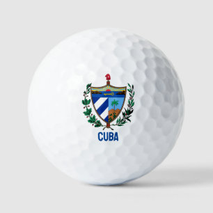 Pelotas De Golf Escudo de Cuba
